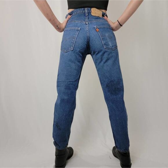 Rare Vintage 1983 Levis 20505 0217 Orange Tab Mom Jeans - Picture 3 of 9